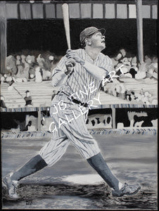 "Babe Ruth", Unframed Print