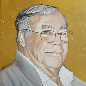 "Papa Welch" Oil on Canvas, In Remembrance Of, a close family relative "SOLD"