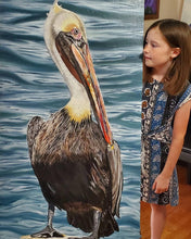 Load image into Gallery viewer, &quot;Pelican&quot; Oil on Linen Canvas (Commission) &quot;SOLD&quot;