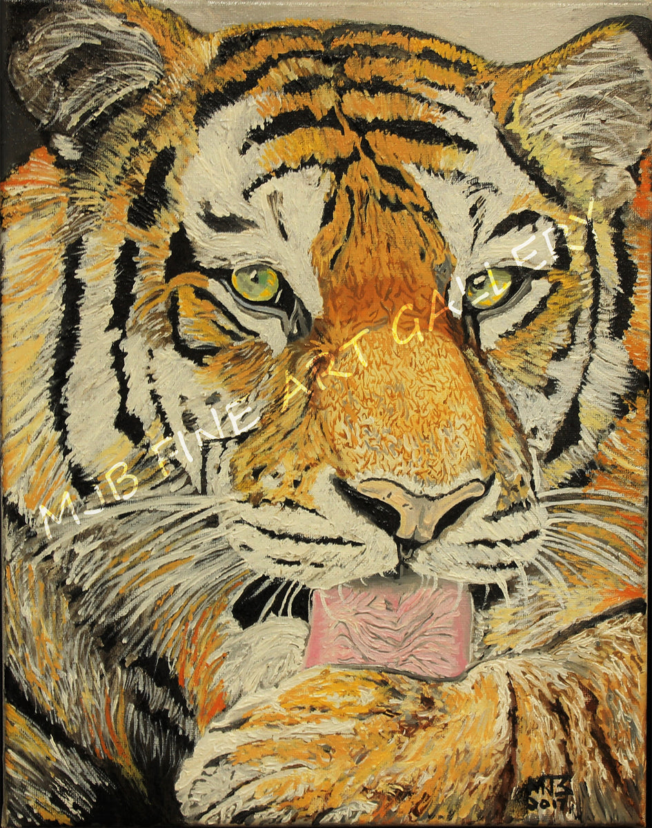 "The Big Cat", Unframed Print – MJB Fine Art Gallery