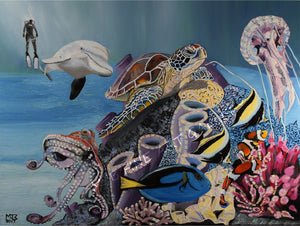 "Under The Sea", Unframed Print
