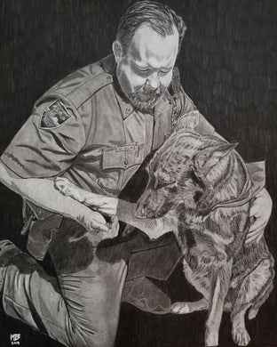 Police Officer & Dog, 