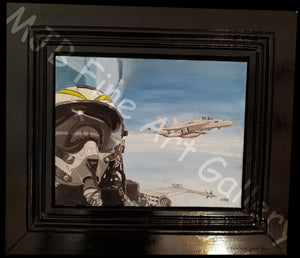 "Safety In Numbers" Original Oil Painting, Framed